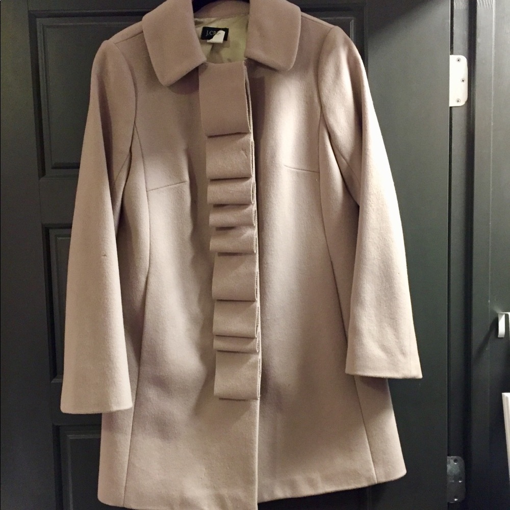 Beautiful vintage J.Crew Ribbon Front Coat 0